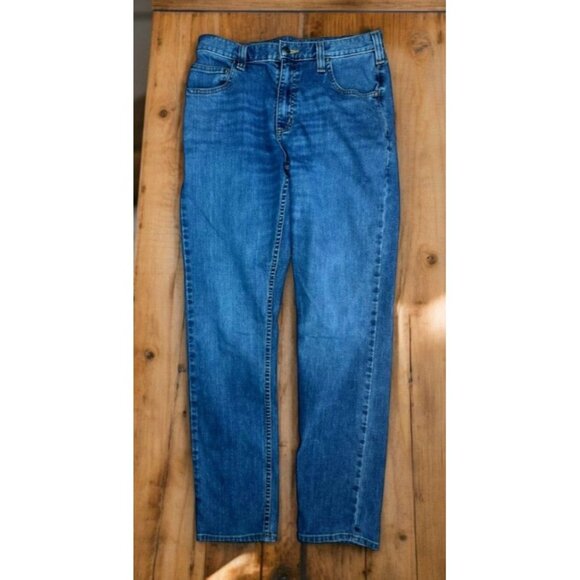 Carhartt Relaxed Fit Mens Denim Blue Medium Wash Jeans 31x34 - Picture 1 of 6